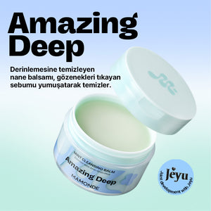 Mamonde - Amazing Deep Mint Cleansing Balm (Siyah Nokta ve Geniş Gözenek Önleyici AHA BHA PHA İçeren Temizleyici Balm) 90ml (%20 Lansman İndirimli)