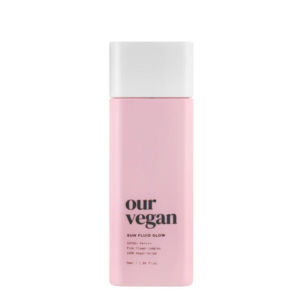 Our Vegan - Daily Sun Fluid Glow SPF50 + PA ++++ (Ton Eşitleyici Fiziksel Güneş Koruyucu Krem) 50ml