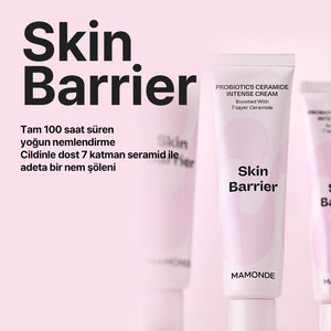 Mamonde - Probiotics Ceramide Intense Cream (Bariyer Koruyucu ve Yoğun Nemlendirici Stabilize Seramidli Krem) 60ml (%20 Lansman İndirimli)