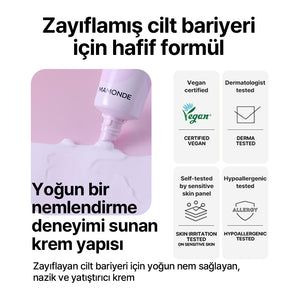 Mamonde - Probiotics Ceramide Intense Cream (Bariyer Koruyucu ve Yoğun Nemlendirici Stabilize Seramidli Krem) 60ml (%20 Lansman İndirimli)