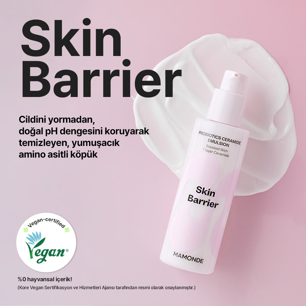 Mamonde - Probiotics Ceramide Emulsion (Bariyer Koruyucu ve Yoğun Nemlendirici Seramidli Emülsiyon) 150ml (%20 Lansman İndirimli)