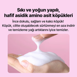 Mamonde - Ceramide Amino Foam (Makyaj ve İnce Toz Arındırıcı Bariyer Koruyucu Seramidli Temizleyici Köpük) 120gr (%20 Lansman İndirimli)