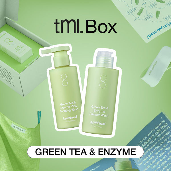 By Wishtrend - TMI BOX Green Tea & Enzyme Cleanser Duo (Yeşil Çaylı Enzimli Cilt Sıfırlama Seti)