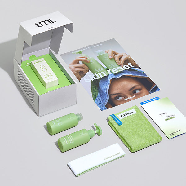 By Wishtrend - TMI BOX Green Tea & Enzyme Cleanser Duo (Yeşil Çaylı Enzimli Cilt Sıfırlama Seti)