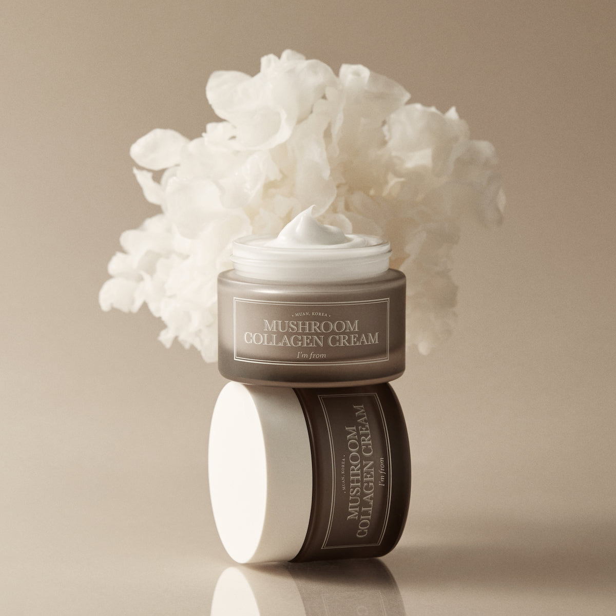 I'm From - Mushroom Collagen Cream (Elastikiyet Artırıcı %30 Vegan Kolajenli Krem) 50ml (%50 indirimli)