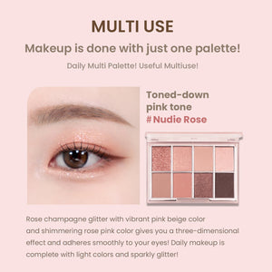 Heimish - Dailism Smudge Eye Palette (Tüm Cilt Tonlarına Uyumlu Göz Paleti) 14g