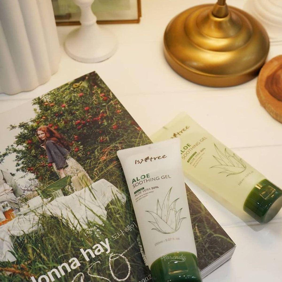 Isntree - Aloe Soothing Gel, Fresh (Aloe Veralı Sakinleştirici Jel) 150ml Jel Korendy Türkiye Turkey Kore Kozmetik Kbeauty Cilt Bakım 