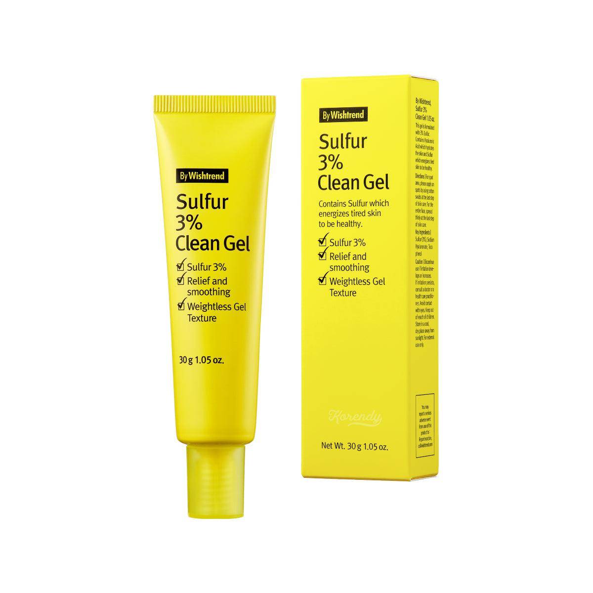 By Wishtrend - Sulfur 3% Clean Gel 30gr Jel 