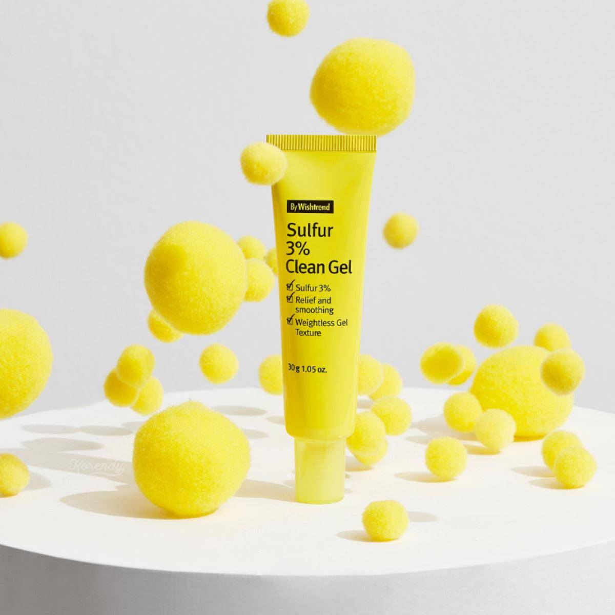 By Wishtrend - Sulfur 3% Clean Gel 30gr Jel Korendy Türkiye Turkey Kore Kozmetik Kbeauty Cilt Bakım 