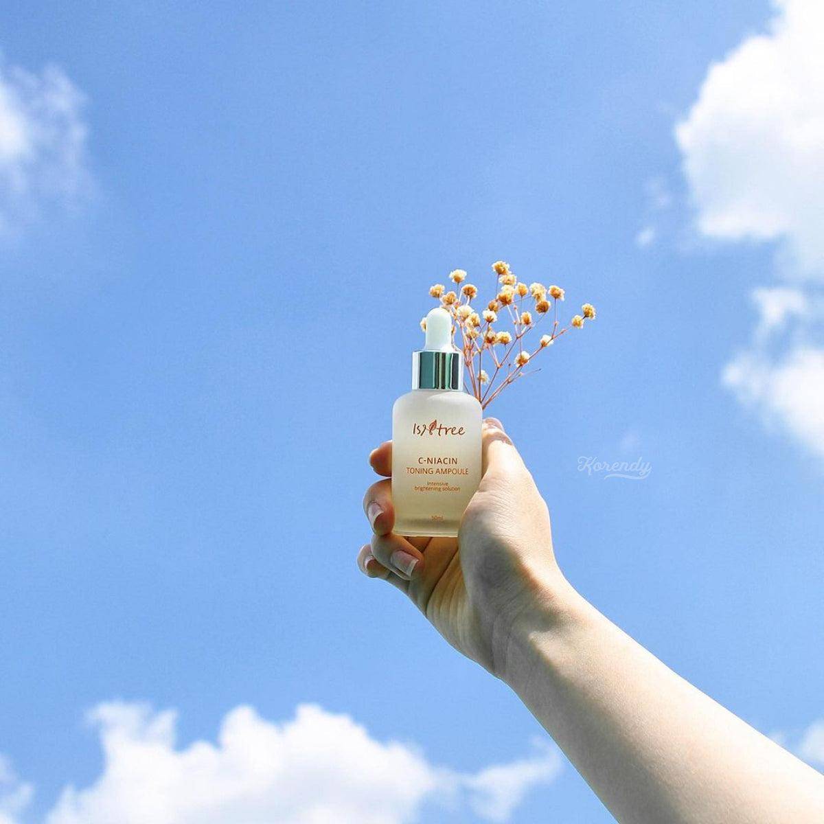 Isntree - C-Niacin Toning Ampoule (Renk Eşitleyici Vitamin C Ampülü) 50ml (İlk 7 gün %20 Tanıtım indirimli) Ampül Korendy Türkiye Turkey Kore Kozmetik Kbeauty Cilt Bakım 