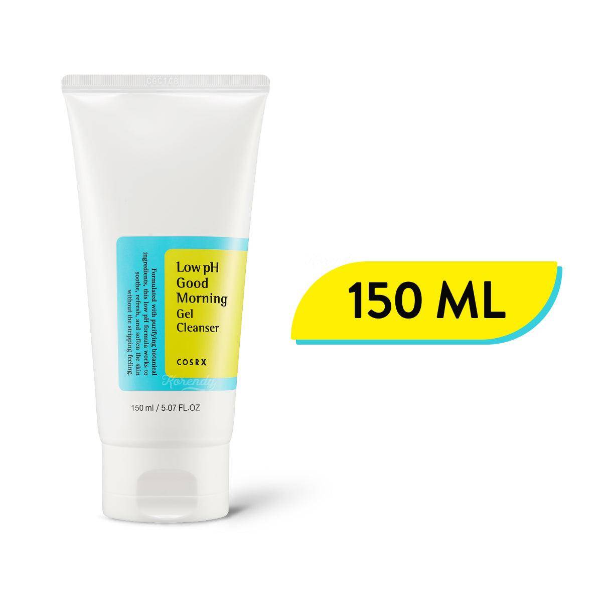 Cosrx - Low Ph Good Morning Gel Cleanser 150ml (Tanıtım indirimli) Temizleyici (Su Bazlı) Korendy Kore Kbeauty Cilt Bakım 