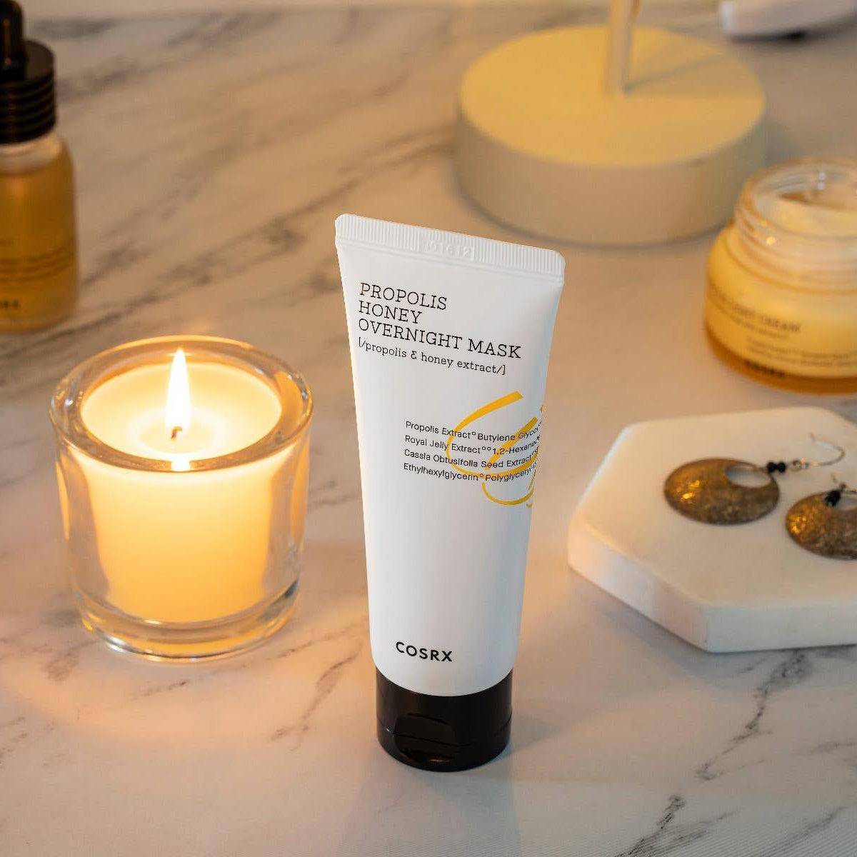 Cosrx - Ultimate Moisturizing Honey Overnight Mask 60ml Gece Maskesi Kore Kbeauty Cilt Bakım 