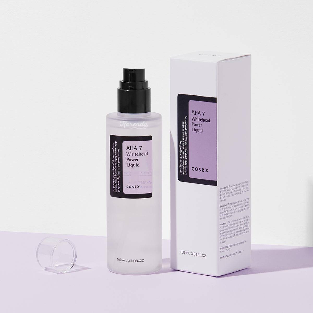 Cosrx - AHA 7 Whitehead Power Liquid 100ml (Kimyasal Peeling) Peeling Korendy Türkiye Turkey Kore Kozmetik Kbeauty Cilt Bakım 