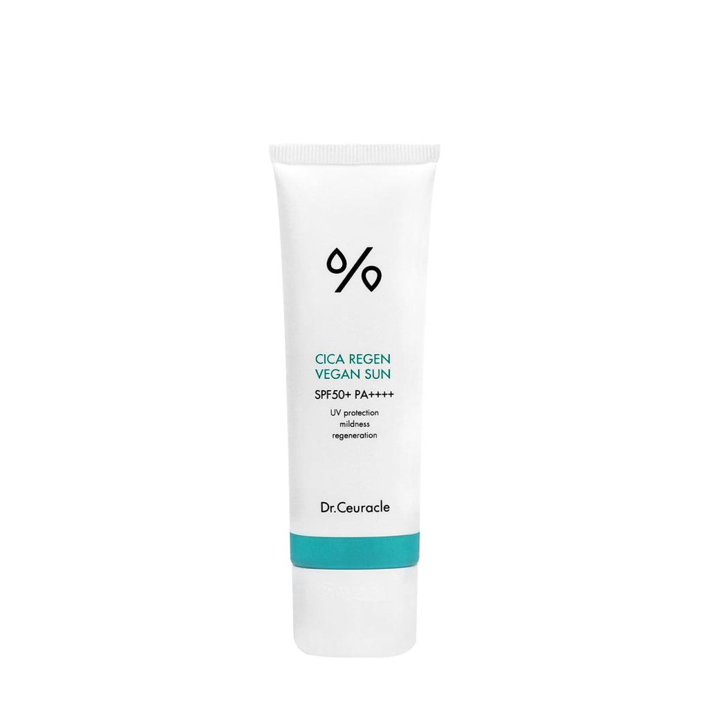 Dr.Ceuracle Cica Regen Vegan Sun SPF PA++++ Yatıştırıcı Kimyasal Filtreli UV Koruyucu Krem ml