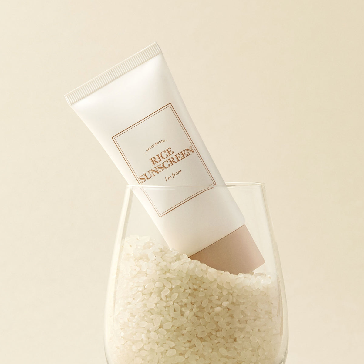I'm From - Rice Sunscreen SPF 50+ PA++++ (%41 Pirinç Özlü Mineral Fiziksel Filtreli Güneş Kremi) 50ml (%40 İndirimli)