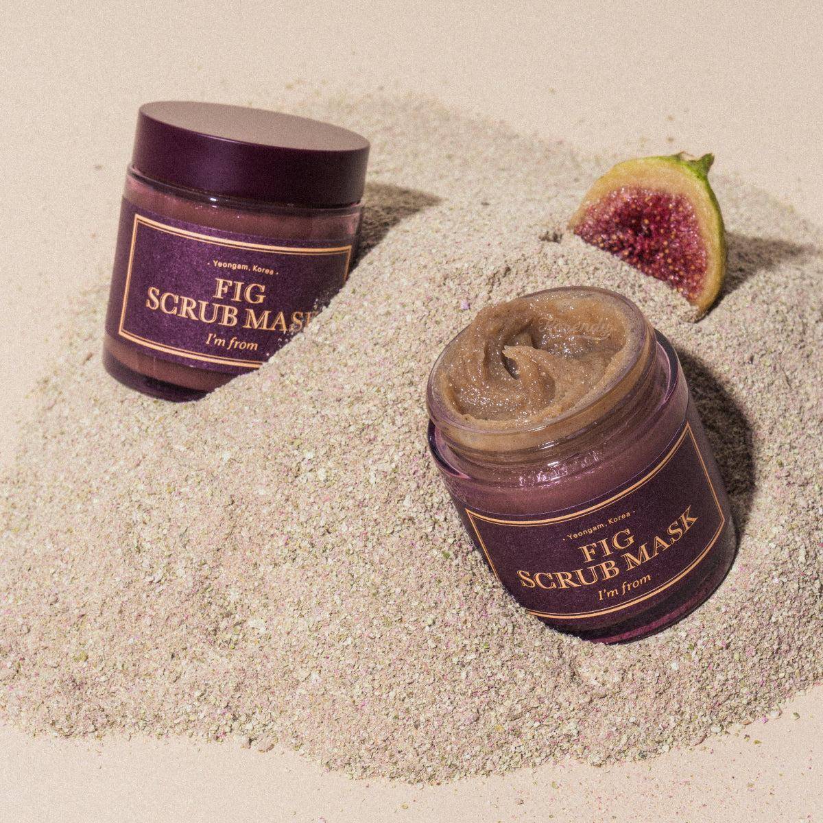 I'm From - Fig Scrub Mask 31gr/120gr Maske (Sürülebilir) Korendy Türkiye Turkey Kore Kozmetik Kbeauty Cilt Bakım 