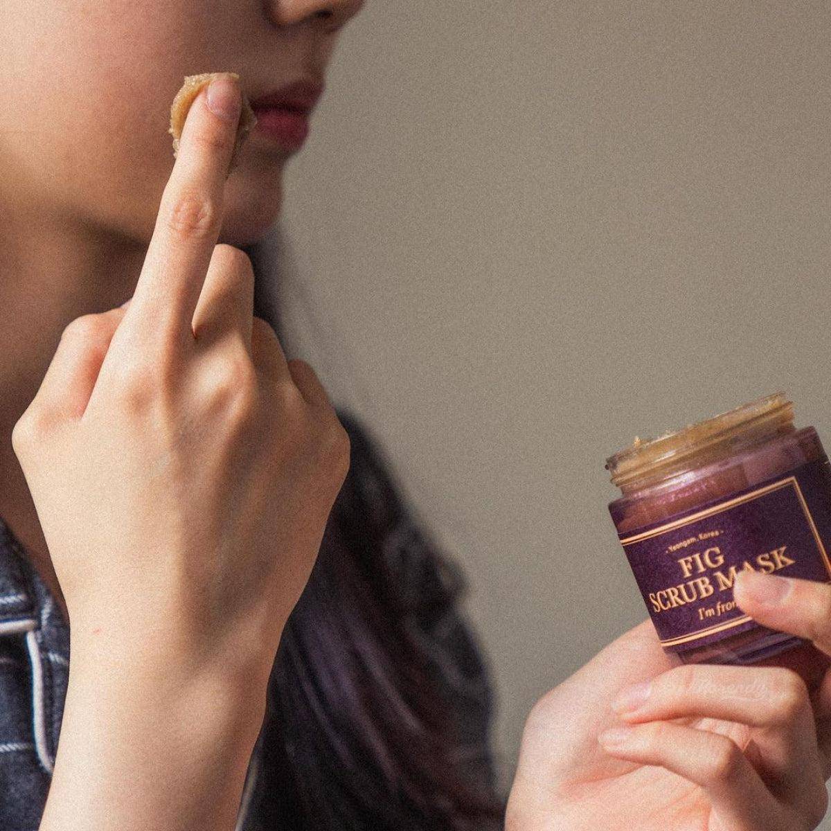 I'm From - Fig Scrub Mask 31gr/120gr Maske (Sürülebilir) Korendy Türkiye Turkey Kore Kozmetik Kbeauty Cilt Bakım 