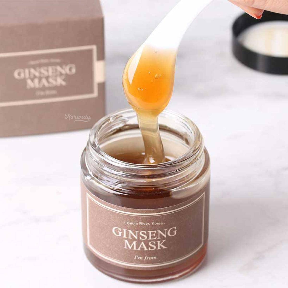 I'm From - Ginseng Mask 120gr Maske (Sürülebilir) Korendy Türkiye Turkey Kore Kozmetik Kbeauty Cilt Bakım 