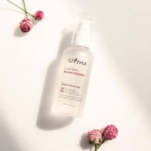 Isntree - Clear Skin %8 AHA Essence (Pürüzsüzleştirici Peeling Serumu) 20ml/100ml (İlk 7 gün %20 Tanıtım indirimli) Esans Korendy Türkiye Turkey Kore Kozmetik Kbeauty Cilt Bakım 