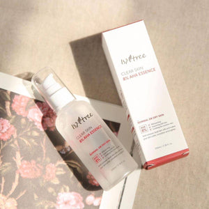 Isntree - Clear Skin %8 AHA Essence (Pürüzsüzleştirici Peeling Serumu) 20ml/100ml (İlk 7 gün %20 Tanıtım indirimli) Esans Korendy Türkiye Turkey Kore Kozmetik Kbeauty Cilt Bakım 