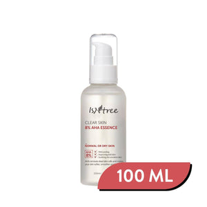 Isntree - Clear Skin %8 AHA Essence (Pürüzsüzleştirici Peeling Serumu) 20ml/100ml (İlk 7 gün %20 Tanıtım indirimli) Esans Korendy Türkiye Turkey Kore Kozmetik Kbeauty Cilt Bakım 