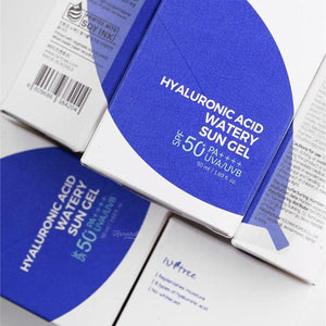 Isntree - Hyaluronic Acid Watery Sun Gel - Yatıştırıcı Kimyasal Filtreli UV Koruyucu SPF 50+ PA++++ 50ml