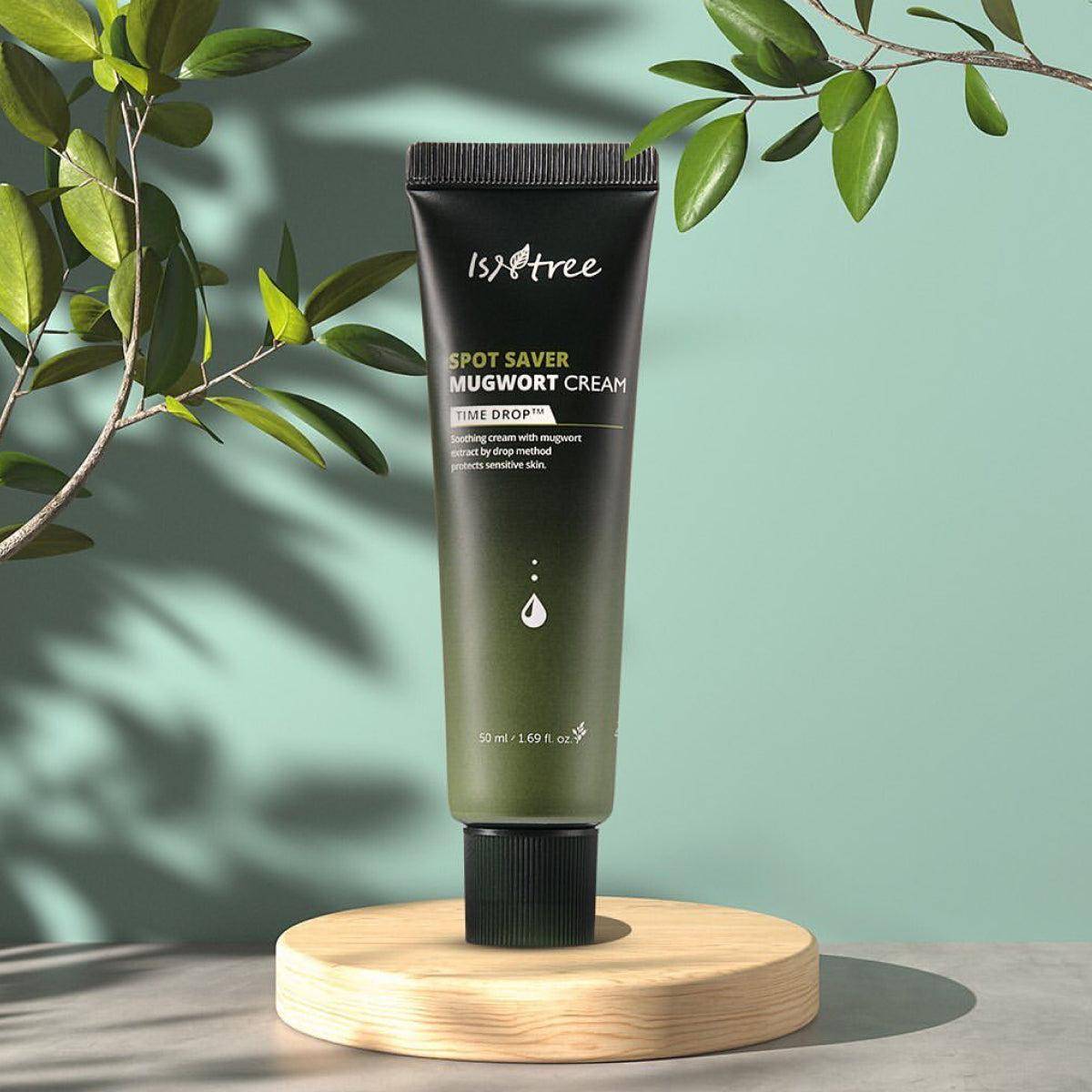 Isntree - Spot Saver Mugwort Cream (Sakinleştirici Pelin Otu Kremi) 50ml (İlk 7 gün %20 Tanıtım indirimli) Krem Korendy Türkiye Turkey Kore Kozmetik Kbeauty Cilt Bakım 