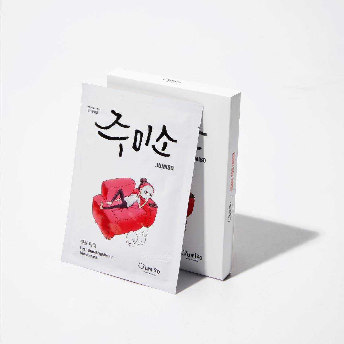 Jumiso - First Skin Brightening Mask 25gr Maske (Yaprak) Korendy Türkiye Turkey Kore Kozmetik Kbeauty Cilt Bakım 