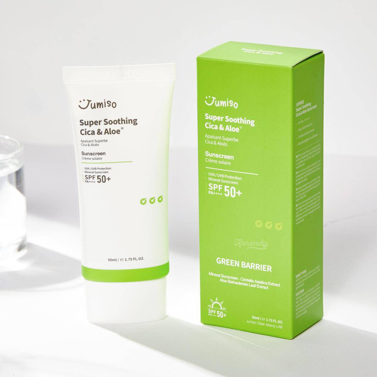 Jumiso Super Soothing Cica Aloe Sunscreen Yoğun Yatıştırıcı UV Güneş Kremi Tanıtım indirimli