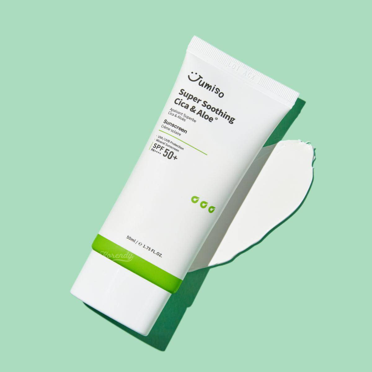 Jumiso Super Soothing Cica Aloe Sunscreen Yoğun Yatıştırıcı UV Güneş Kremi Tanıtım indirimli