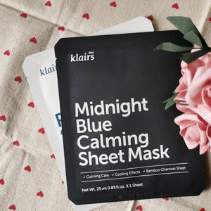 Klairs - Midnight Blue Calming Sheet Mask 25ml Maske (Yaprak) Korendy Türkiye Turkey Kore Kozmetik Kbeauty Cilt Bakım 