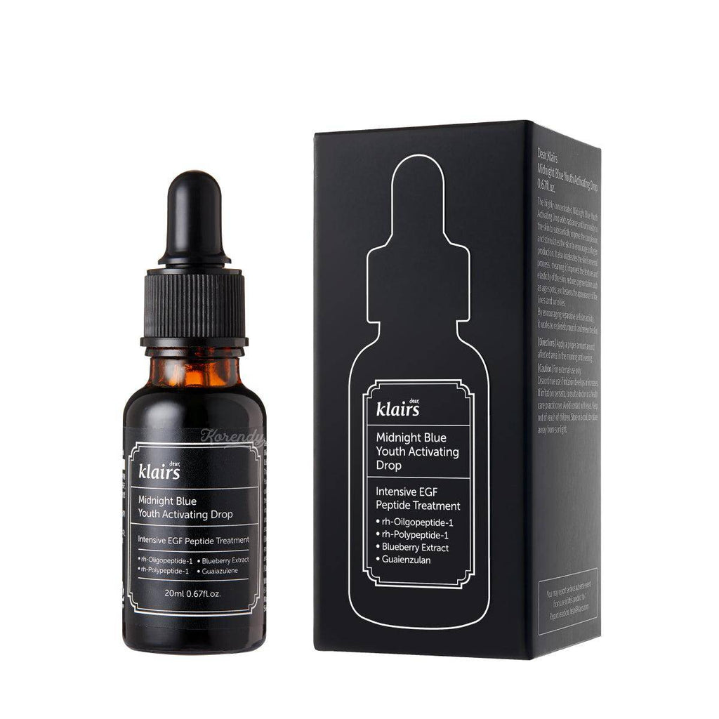 Klairs - Midnight Blue Youth Activating Drop 20ml Serum Korendy Türkiye Turkey Kore Kozmetik Kbeauty Cilt Bakım 