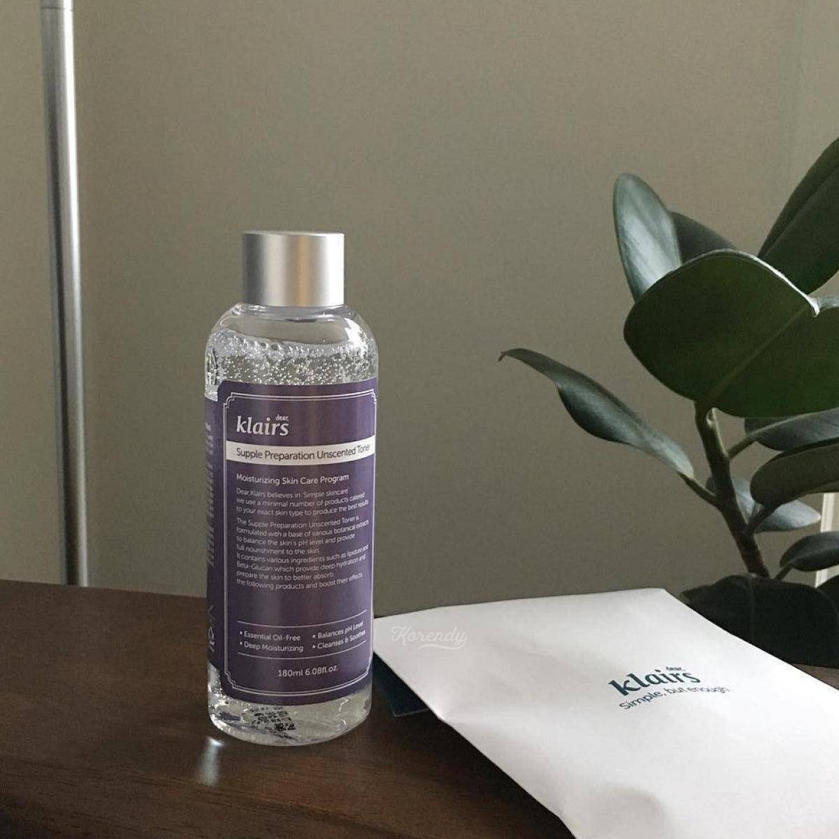 Klairs - Supple Preparation Facial Unscented Toner 30ml/180ml (Kokusuz) Tonik Korendy Türkiye Turkey Kore Kozmetik Kbeauty Cilt Bakım 