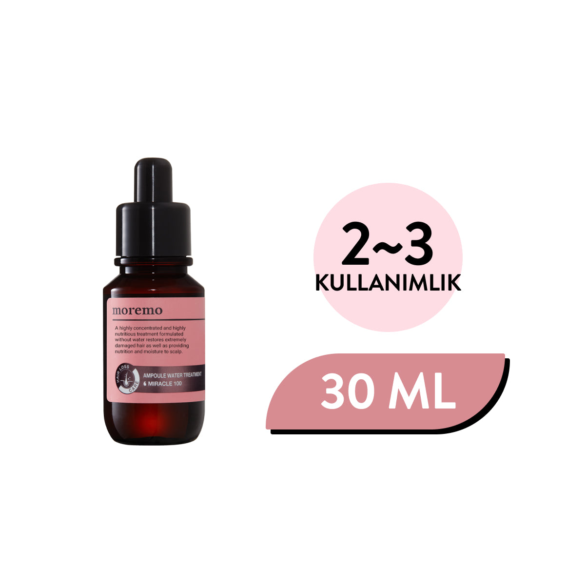 Moremo - Ampoule Water Treatment Miracle 100 - Saç Dökülmesi Önleyici Konsantre Ampül