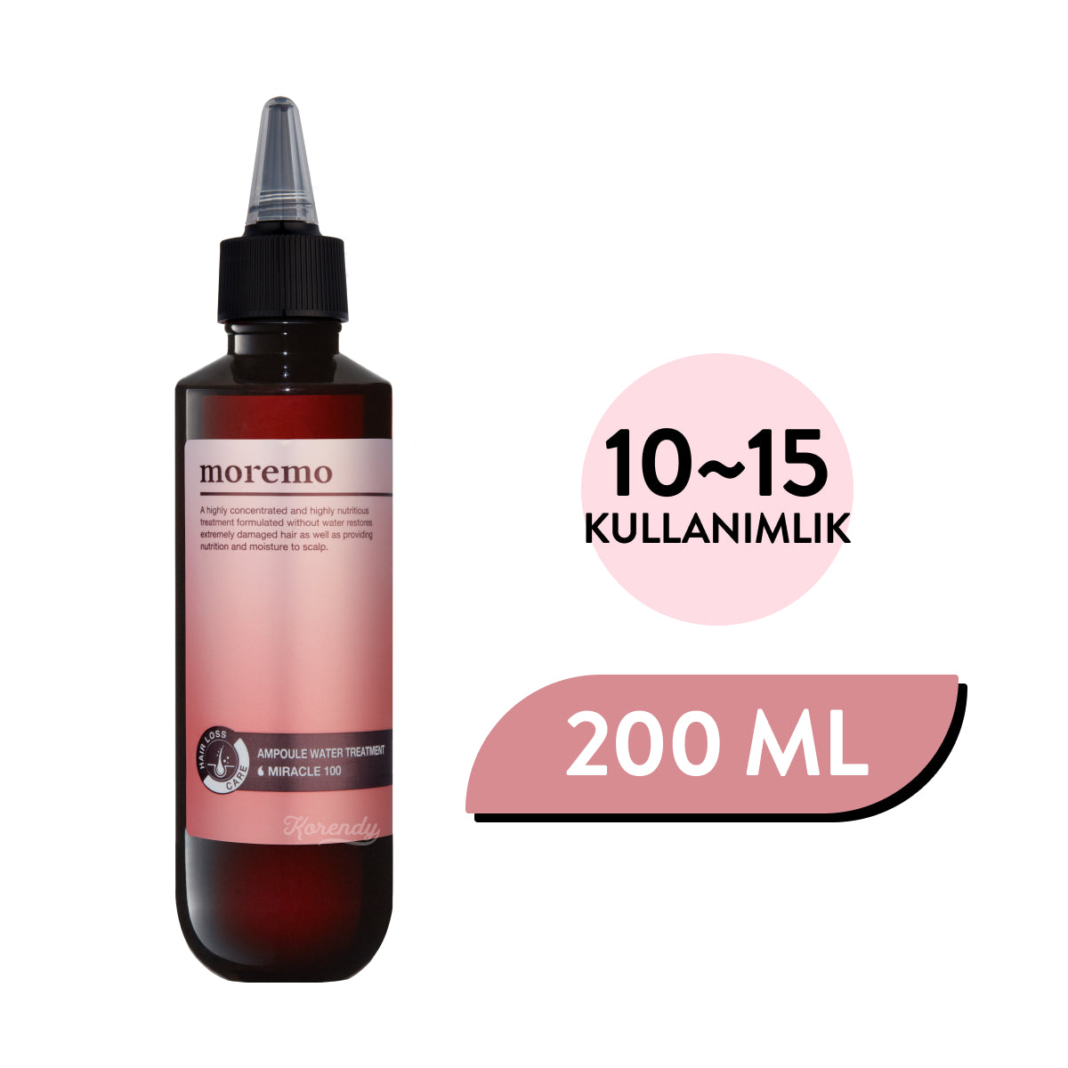 Moremo - Ampoule Water Treatment Miracle 100 - Saç Dökülmesi Önleyici Konsantre Ampül