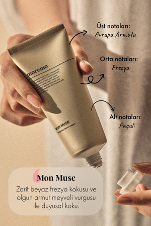 Moremo - Perfumed Hand Cream (Çiçek Kokulu Yumuşatıcı El Kremi) 50ml
