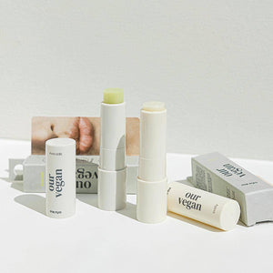 Our Vegan  - Lip Balm Green Pink 3.7gr Bölgesel Korendy Türkiye Turkey Kore Kozmetik Kbeauty Cilt Bakım 