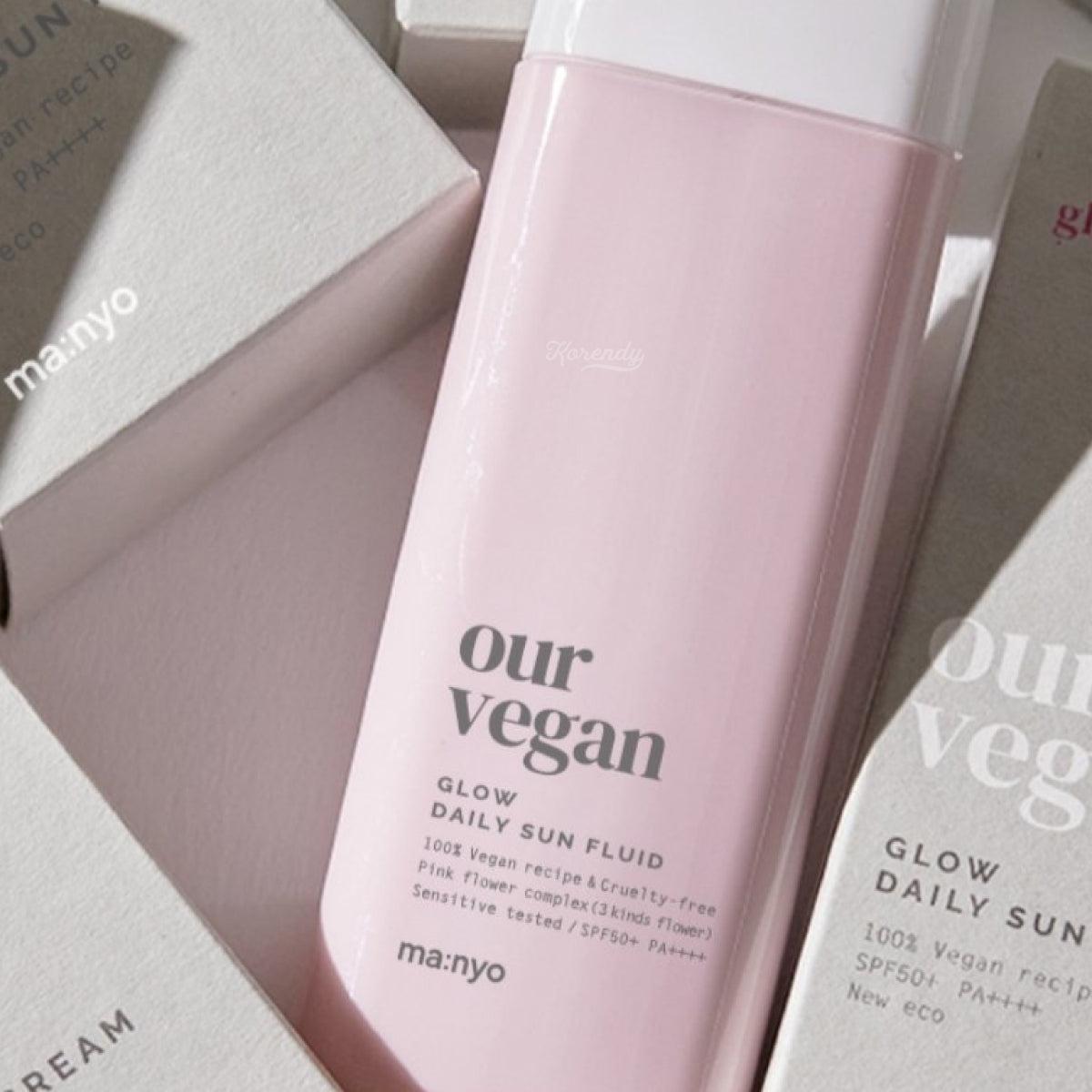 Our Vegan - Daily Sun Fluid Glow 50ml Güneş Koruyucusu Korendy Türkiye Turkey Kore Kozmetik Kbeauty Cilt Bakım 