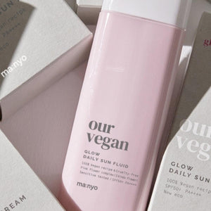 Our Vegan - Daily Sun Fluid Glow 50ml Güneş Koruyucusu Korendy Türkiye Turkey Kore Kozmetik Kbeauty Cilt Bakım 