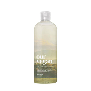 Our Vegan - Heartleaf Cica Toner 400ml Tonik Korendy Türkiye Turkey Kore Kozmetik Kbeauty Cilt Bakım 