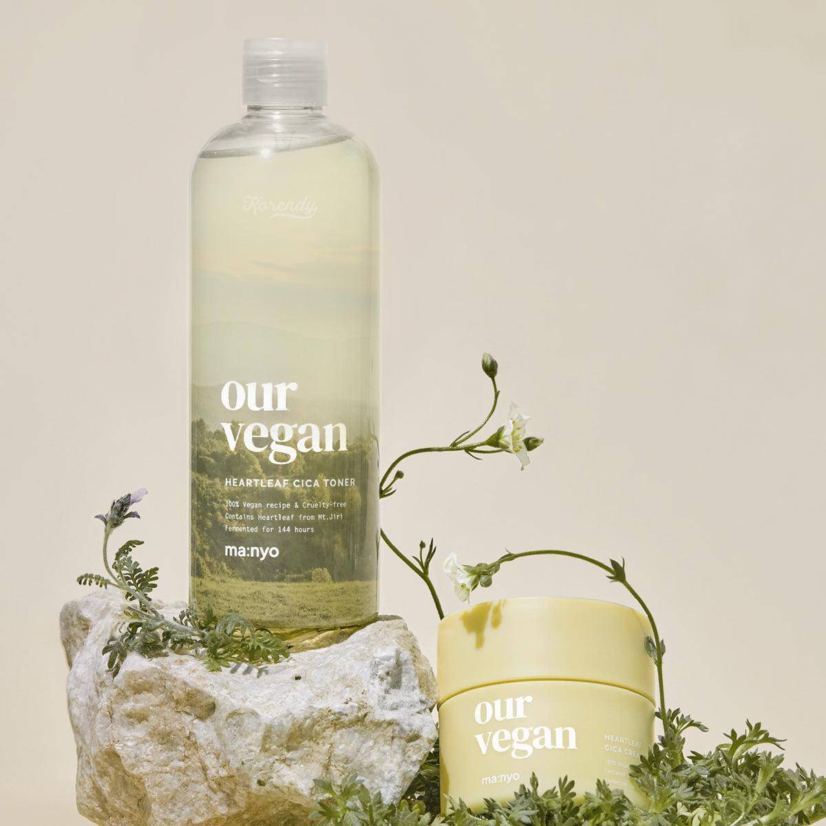 Our Vegan - Heartleaf Cica Toner 400ml Tonik Korendy Türkiye Turkey Kore Kozmetik Kbeauty Cilt Bakım 