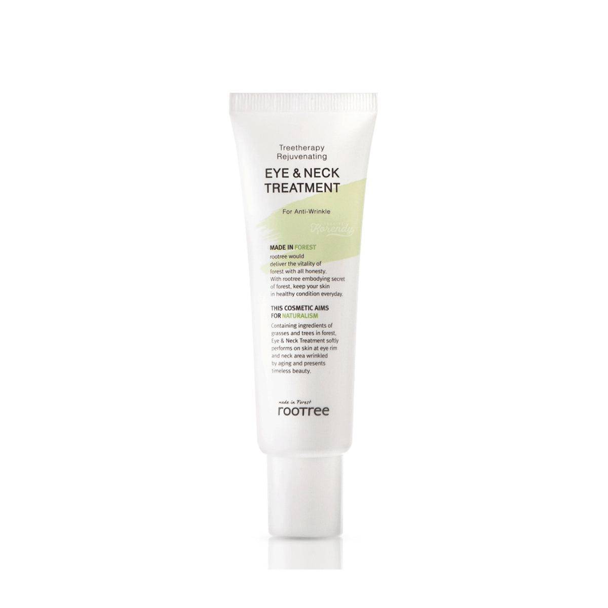 Rootree - Tree Therapy Rejuvenating Eye Neck Treatment 50g Krem (Göz) Korendy Türkiye Turkey Kore Kozmetik Kbeauty Cilt Bakım 