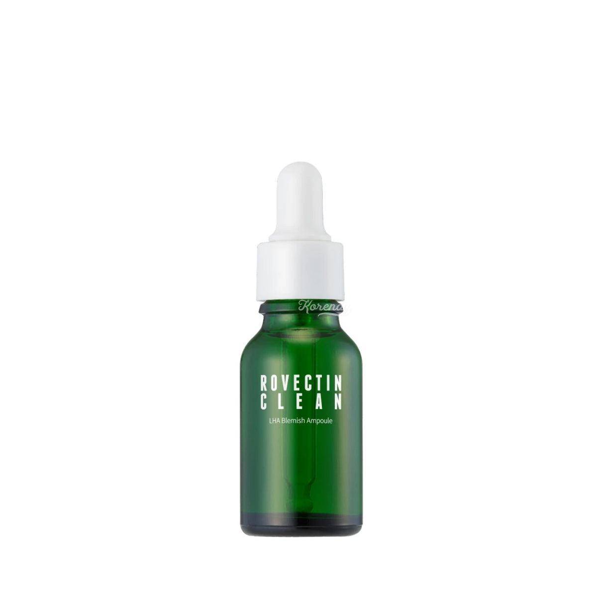 Rovectin - Clean LHA Blemish Ampoule 15ml Ampül Korendy Türkiye Turkey Kore Kozmetik Kbeauty Cilt Bakım 