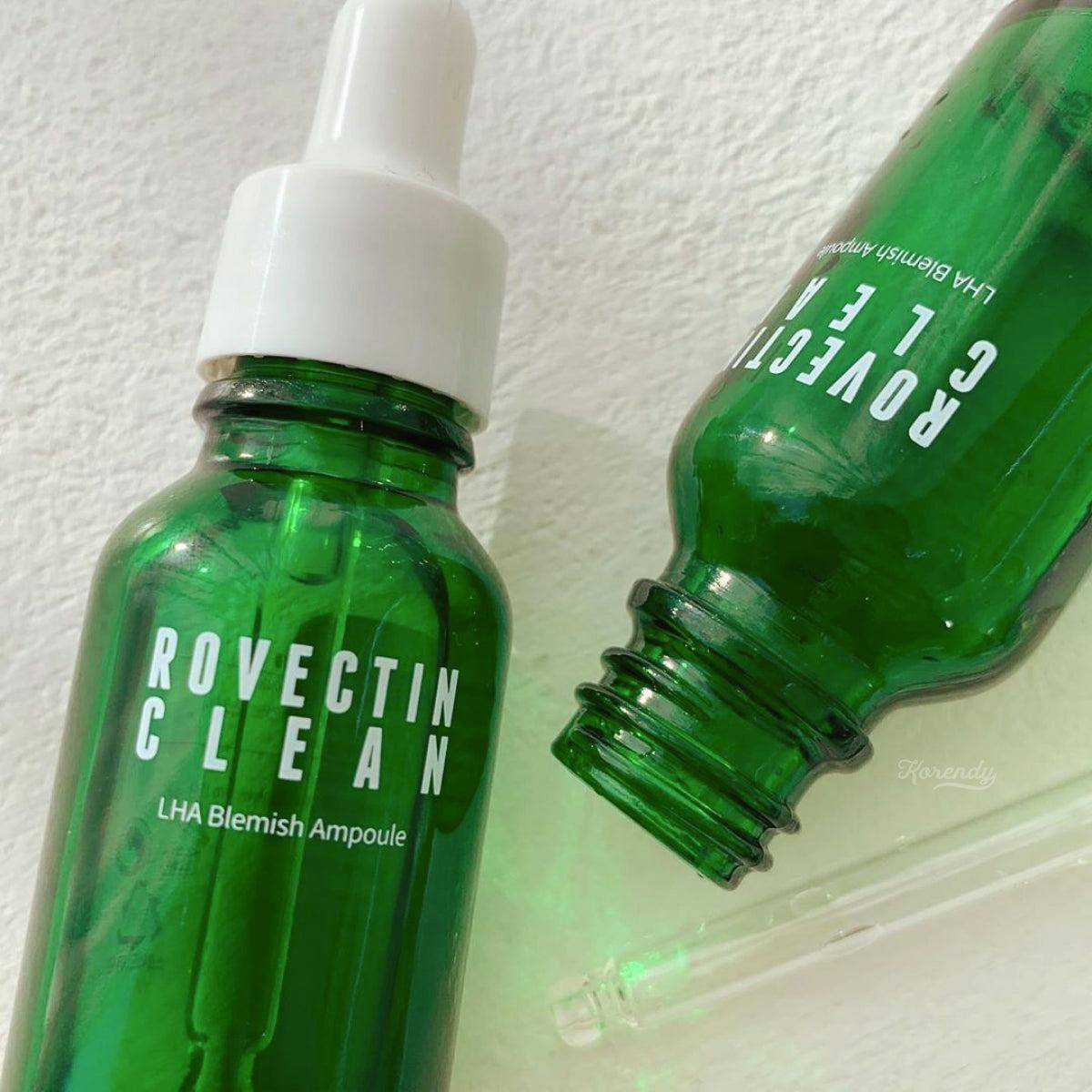Rovectin - Clean LHA Blemish Ampoule 15ml Ampül Korendy Türkiye Turkey Kore Kozmetik Kbeauty Cilt Bakım 