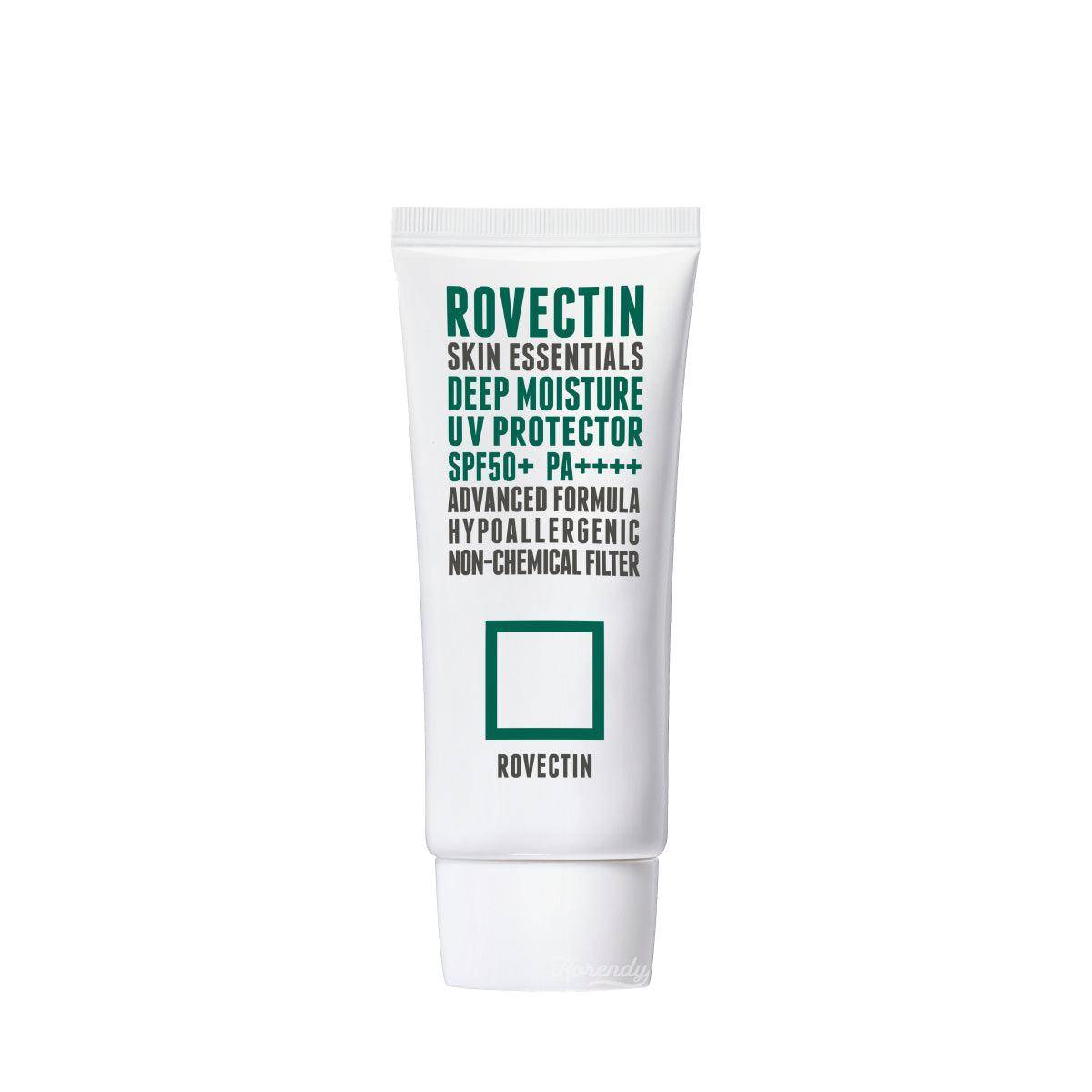 Rovectin - Deep Moisture UV Protector SPF50+ PA++++ 50ml (İlk 100 ad. %30 Tanıtım indirimli) Güneş Koruyucusu Korendy Türkiye Turkey Kore Kozmetik Kbeauty Cilt Bakım 