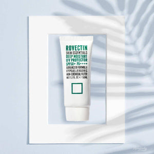 Rovectin - Deep Moisture UV Protector SPF50+ PA++++ 50ml (İlk 100 ad. %30 Tanıtım indirimli) Güneş Koruyucusu Korendy Türkiye Turkey Kore Kozmetik Kbeauty Cilt Bakım 