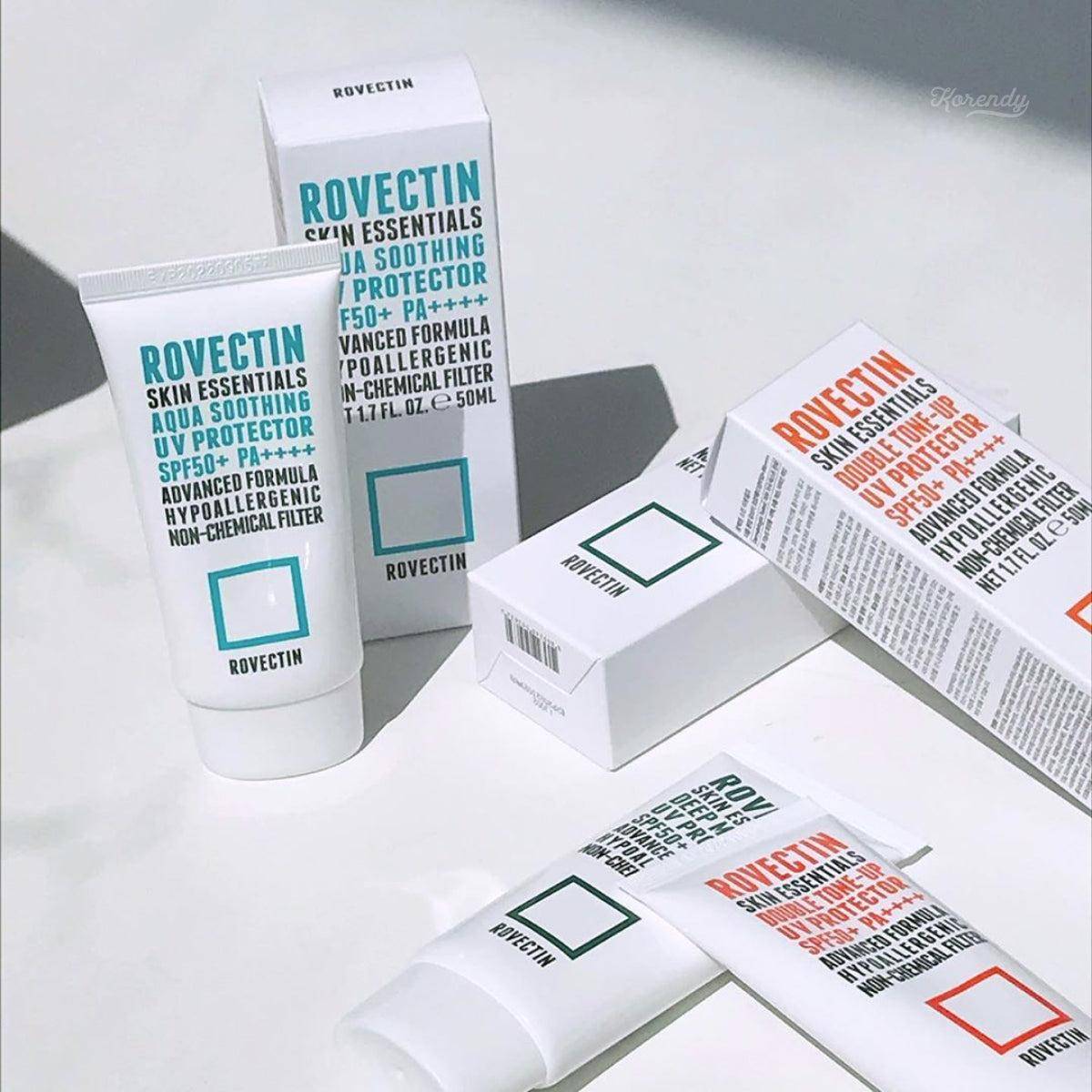 Rovectin - Deep Moisture UV Protector SPF50+ PA++++ 50ml (İlk 100 ad. %30 Tanıtım indirimli) Güneş Koruyucusu Korendy Türkiye Turkey Kore Kozmetik Kbeauty Cilt Bakım 