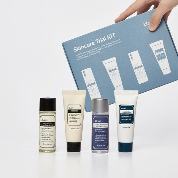 Klairs - Skincare Trial Kit K-Beauty Temel Cilt Bakımı Seti 4lü