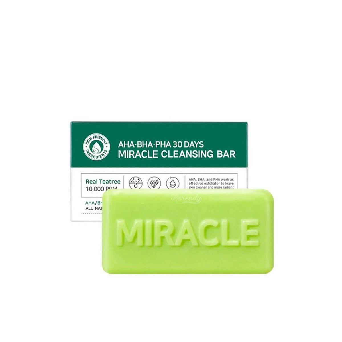 Some By Mi - AHA BHA PHA 30 Days Miracle Cleansing Bar - 106g Temizleyici (Su Bazlı) Korendy Türkiye Turkey Kore Kozmetik Kbeauty Cilt Bakım 