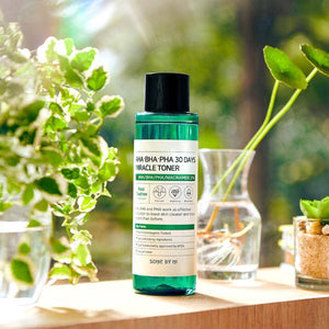 Some By Mi - AHA BHA PHA 30 Days Miracle Toner 150ml (Kimyasal Peeling) Peeling Korendy Türkiye Turkey Kore Kozmetik Kbeauty Cilt Bakım 